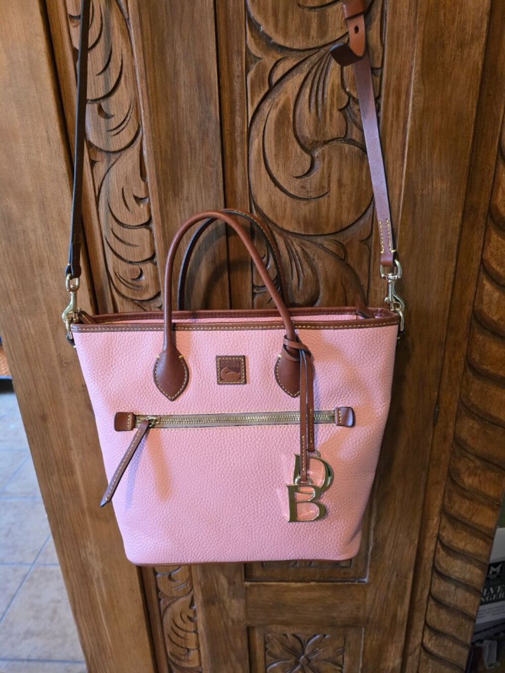 Dooney & Bourke Pebble Grain Handle Tote - Picture 13 of 16